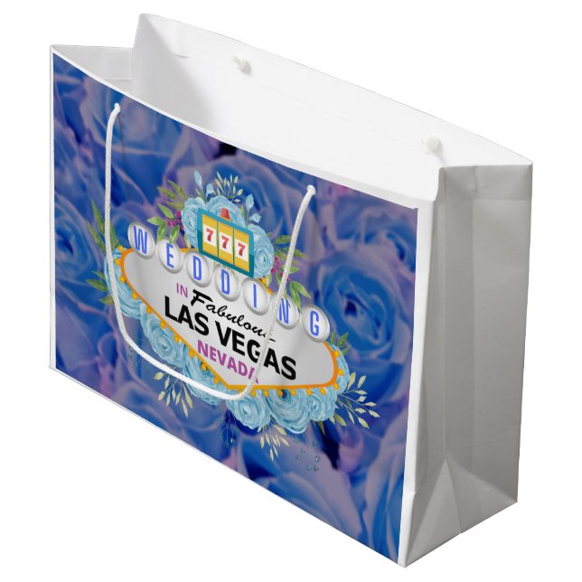 Las Vegas Wedding Gift Bag (Front Angled)