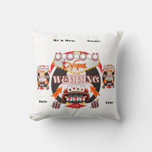 Las Vegas Wedding Gift Cushion