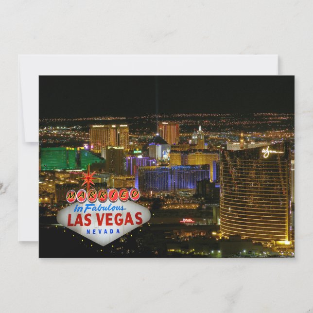 Las Vegas Wedding Invitation (Front)