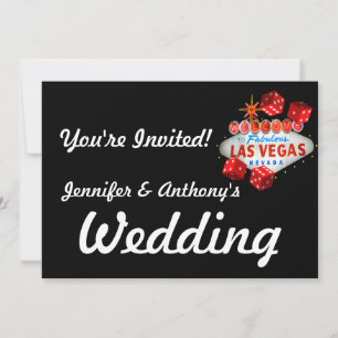 Las Vegas Wedding Invitation