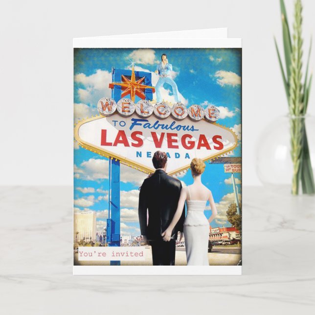 Las Vegas Wedding Invitation (Front)