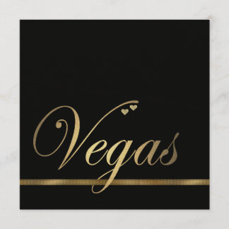Las Vegas Wedding Invitation Template