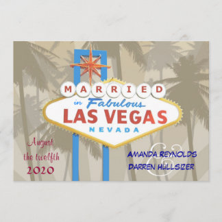 Las Vegas Wedding Invitations