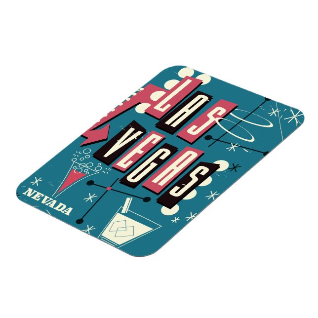 Las Vegas wedding nevada vintage travel Magnet (Left Side)
