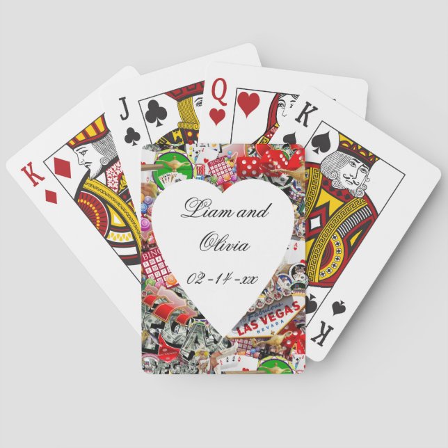 Las Vegas Wedding Playing Cards (Back)