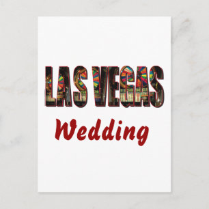 Las Vegas Wedding Postcard
