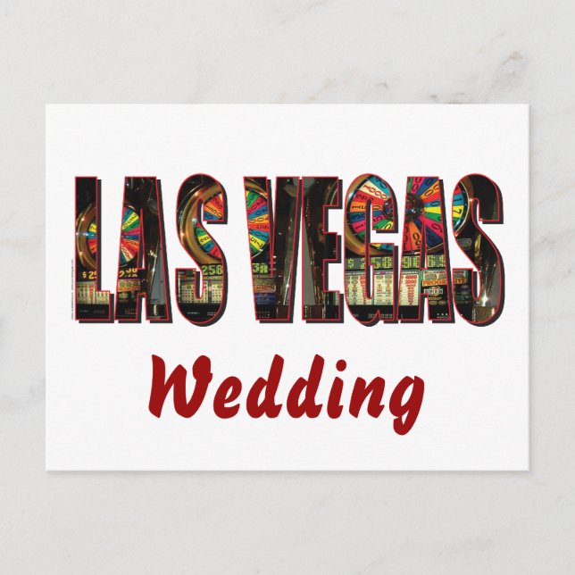Las Vegas Wedding Postcard (Front)