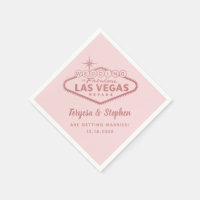 Las Vegas Wedding Rose Gold Pink