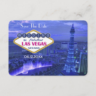 Las Vegas Wedding - Save the Date Invitation