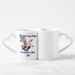 Las Vegas Wedding Souvenir Coffee Mug Set<br><div class="desc">A fun Las Vegas wedding memento or souvenir for the bride and groom who get married in Las Vegas,  Nevada</div>