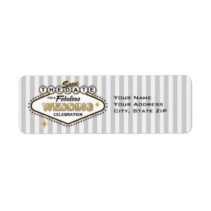 Las Vegas Wedding STD Label