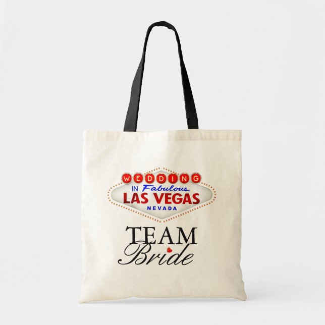 Las Vegas Wedding Team Bride Tote Bag (Front)