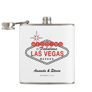 Las Vegas Wedding Wedding Flask