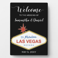 Las Vegas Wedding Welcome Sign