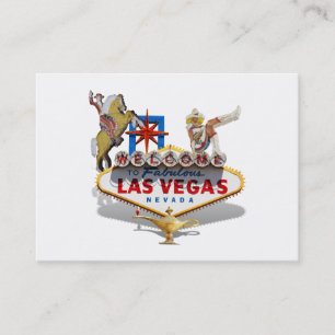 Las Vegas Welcome Sign Business Card