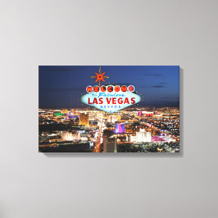 Las Vegas Wrapped Canvas Print