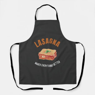 Lasagna makes everything better apron