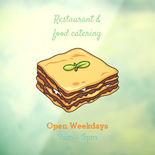 Lasagne cartoon illustration