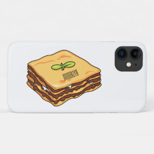 Lasagne cartoon illustration Case-Mate iPhone case