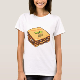 Lasagne cartoon illustration T-Shirt