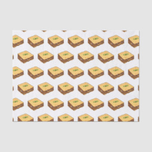Lasagne cartoon illustration  tissue paper