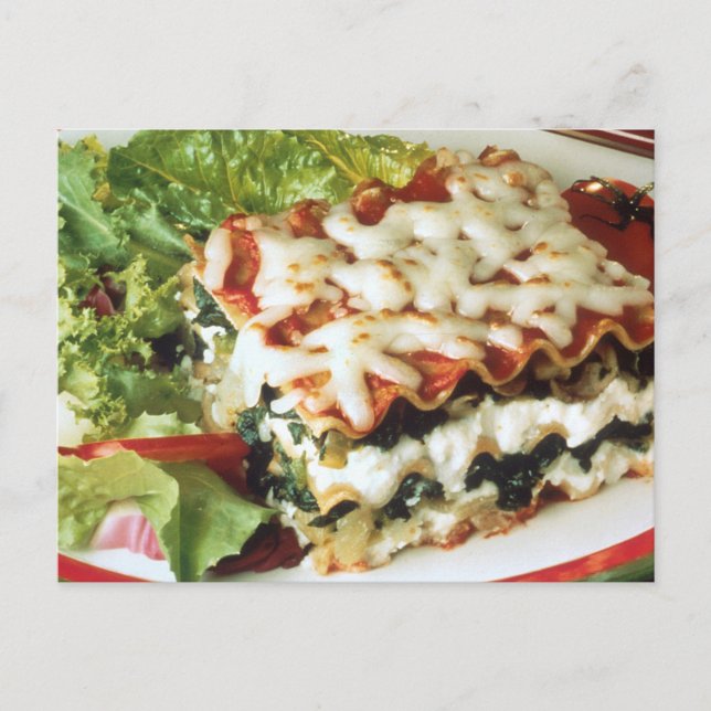 Lasagne Dinner Postcard (Front)