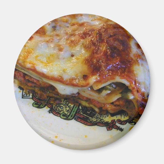 Lasagne Food Magnet (Front)