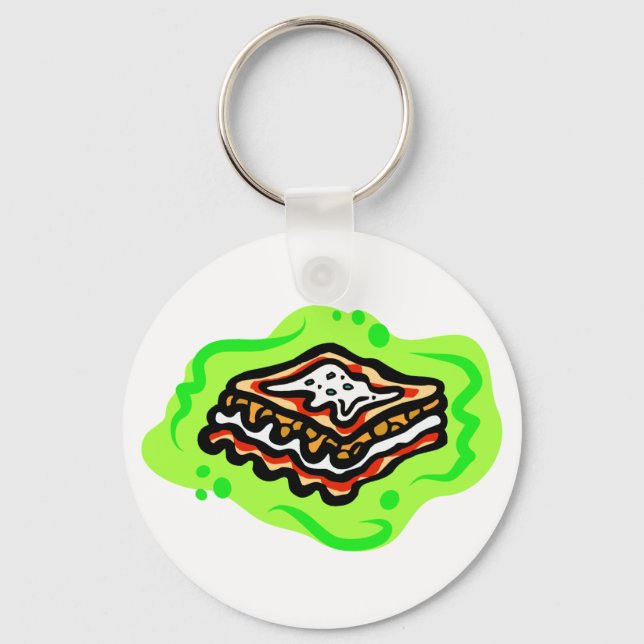Lasagne Key Ring (Front)