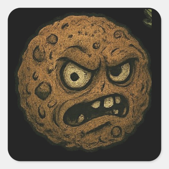 Lasanghetti's GrumpChuck Square Sticker (Front)