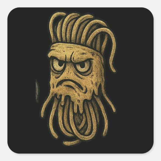 Lasanghetti's Noodie Square Sticker (Front)