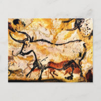 Lascaux Cave Painting of Bull Postcard