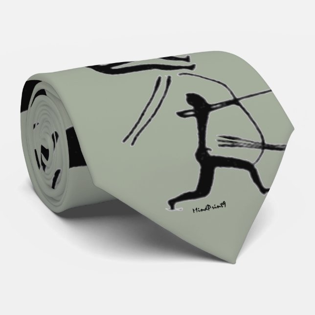 Lascaux Deer Tie (Rolled)