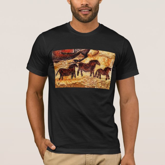 Lascaux Rock Art T-Shirt (Front)
