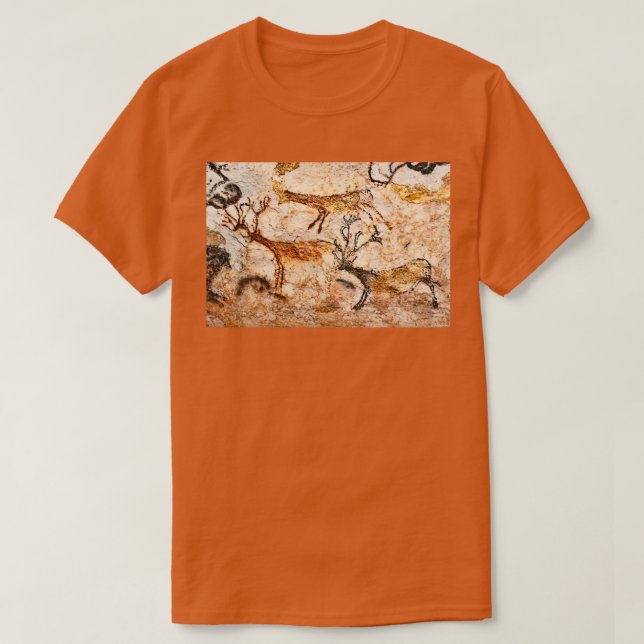 Lascaux Three Deer T-Shirt (Design Front)