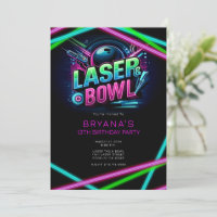 Laser & Bowl Laser Tag Bowling Birthday Party