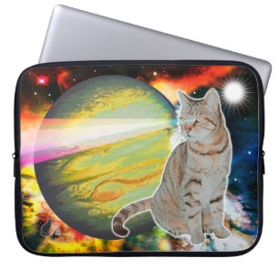Laser-Cat Mossbody Laptop Sleeve