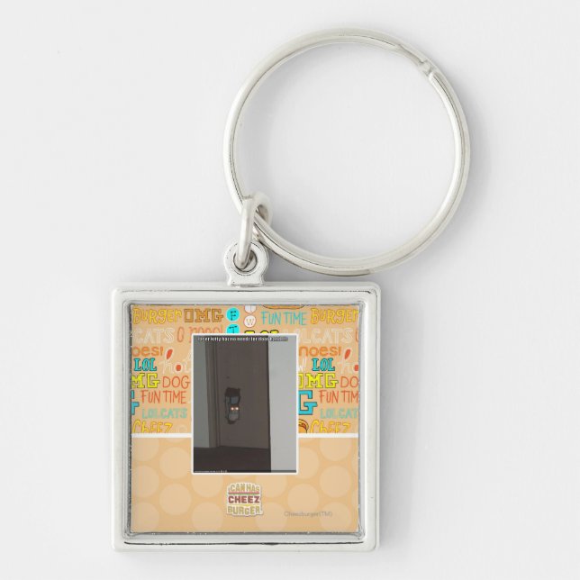 Laser Kitty Key Ring (Front)