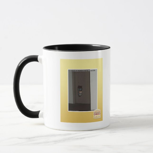 Laser Kitty Mug (Left)