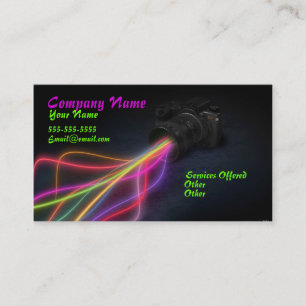 Laser Light Business Card