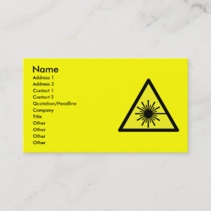 Laser_Radiation Business Card