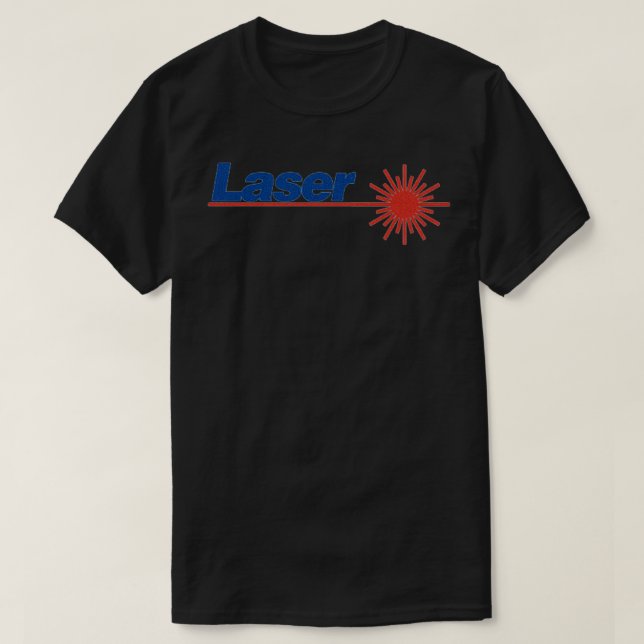 Laser SailBoat Logo T-Shirt (Design Front)