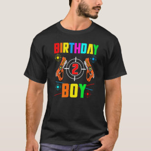 Laser Tag 2nd Birthday Boy Indoor Lasertag Game 2  T-Shirt
