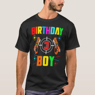 Laser Tag 3rd Birthday Boy Indoor Lasertag Game 3  T-Shirt