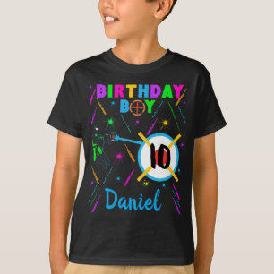 Laser Tag Birthday Boy Party Gamer Gaming T-Shirt