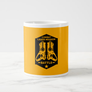Laser Tag Combat Mission Kids   Large Coffee Mug