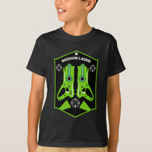 Laser Tag Combat Mission Kids   T-Shirt