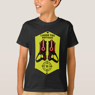 Laser Tag Kids Birthday Aged 11 T-Shirt