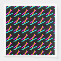 Laser Tag Party Neon Teal Purple Orange