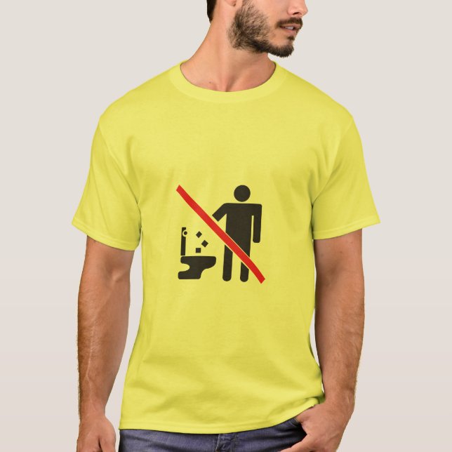 Laser Toilet T-Shirt (Front)