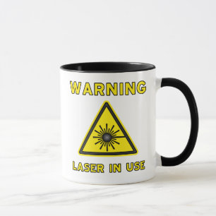 Laser Warning Symbol Mug